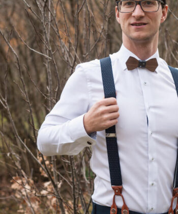 Herrenfliege und Hosentröger individuell